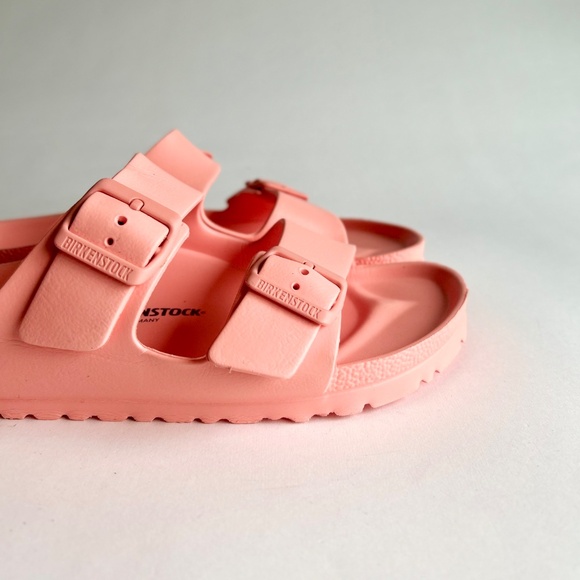 Birkenstock Arizona Eva Light Pink Vinyl Slide Sandals size EUR 41, US 10.5 - Picture 13 of 13